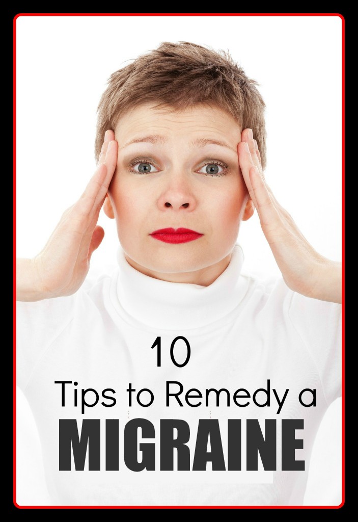 I could have used these tips when I had my migraine last weekend!