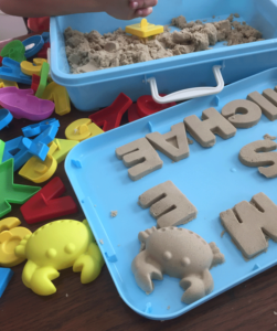 Are you tired of play dough always drying out? Here is a fantastic, fun list of play dough alternatives that don't dry out!! Super fun and lots of great options like this Motion Sand.