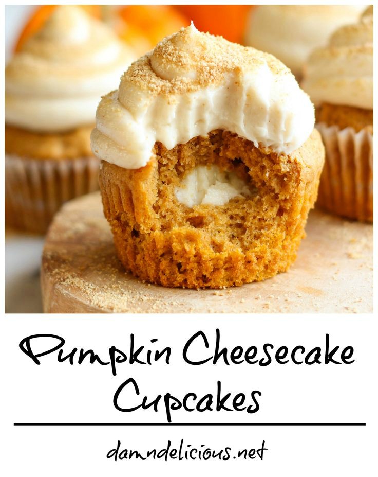 Pumpkin Cheesecake Cupcakes