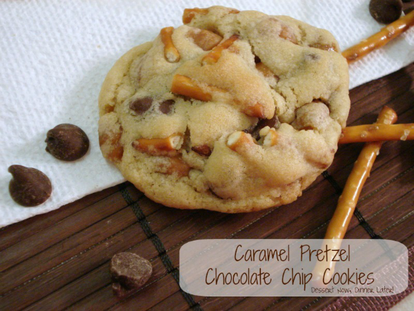 pretzel caramel cookies