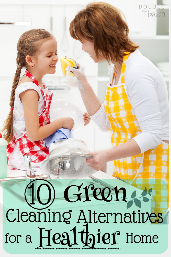Tired of the fumes? These are some of our family's favorite green cleaning alternatives!