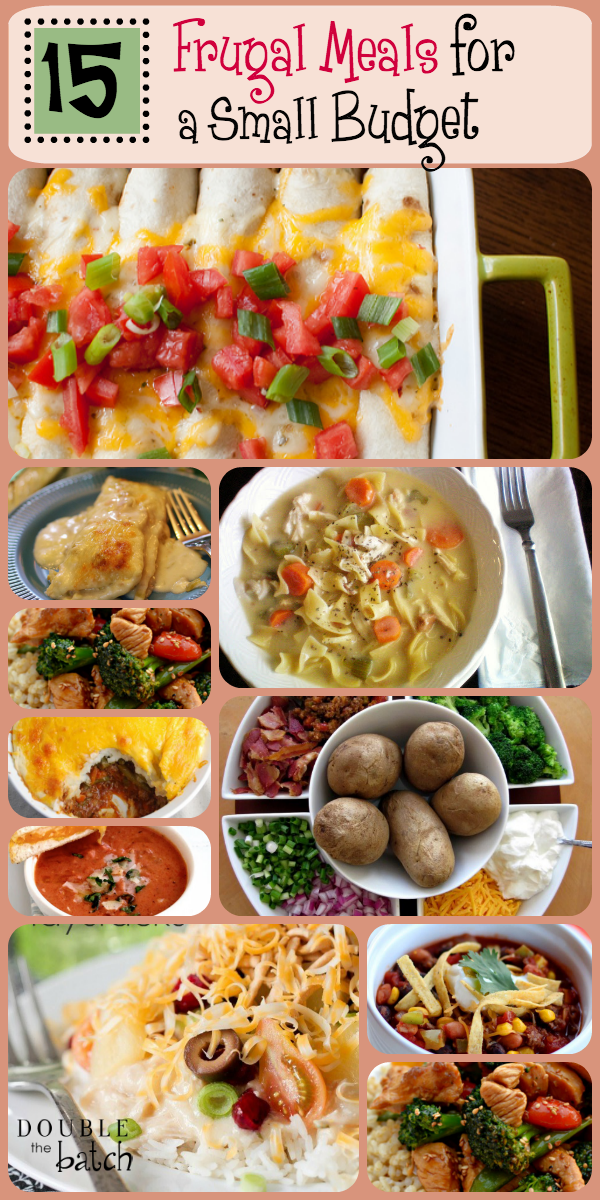 15 Frugal Meals For A Small Grocery Budget Cheap Meal Plans