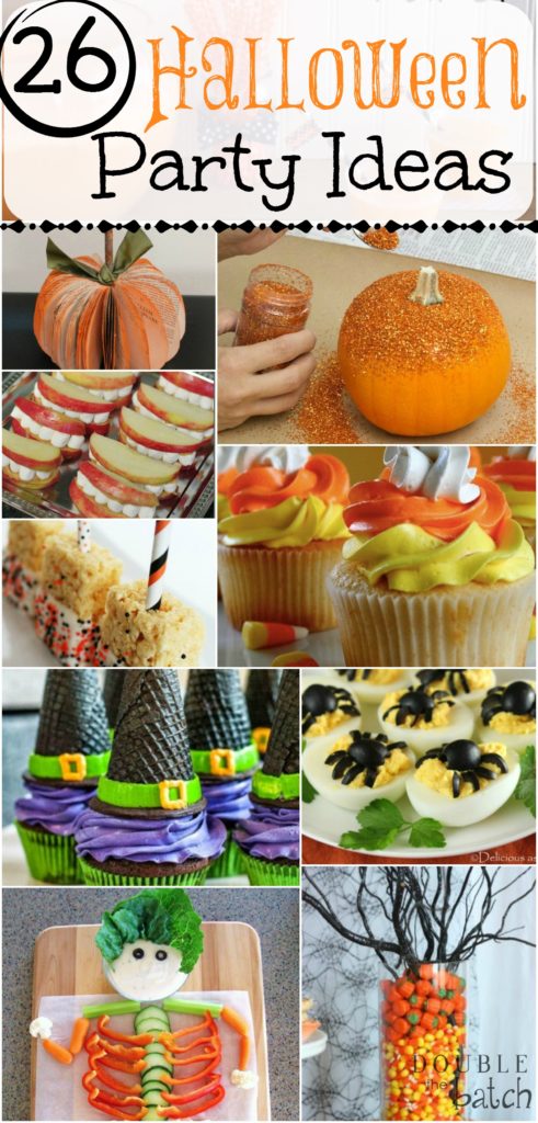 26 Ideas for decorations, games, and food for a Halloween Party! Totally Pinning this for later!