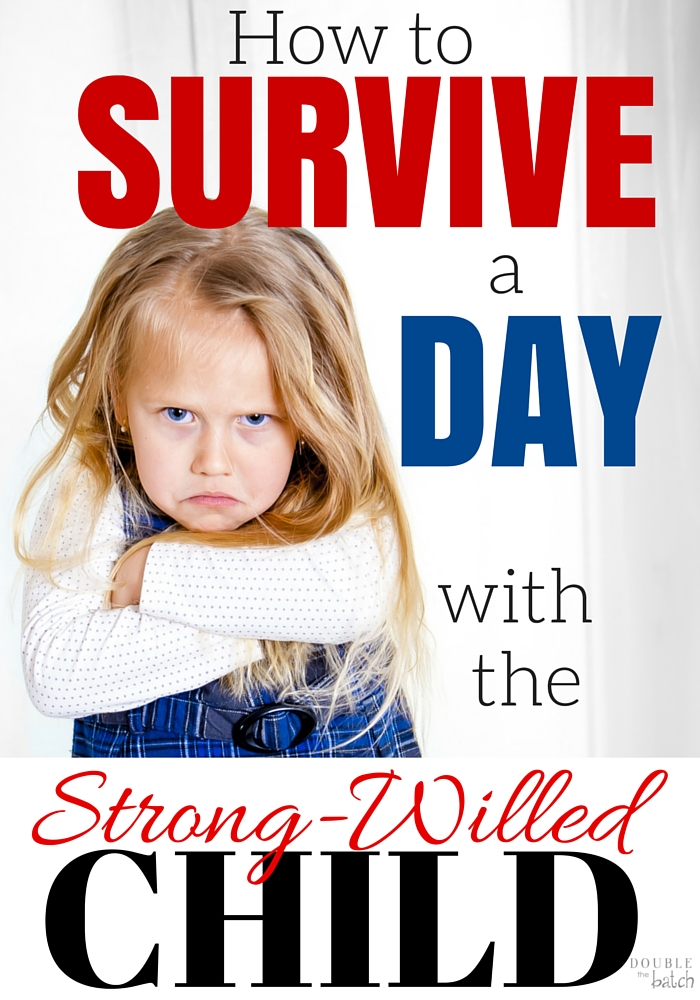 Are you dreading waking up tomorrow and having to survive another day with your strong willed child. I've been there and it's not easy! Here are a few things I've learned in my own battles!