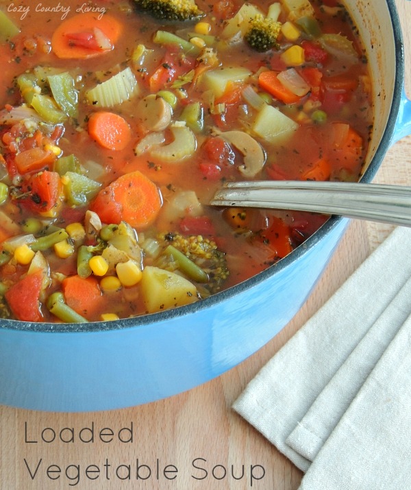 Vegetable Soup by Cozy Country Living