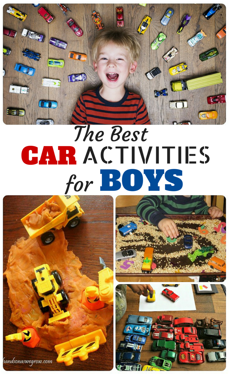 This has my son written all over it! Boys and their cars! So fun!