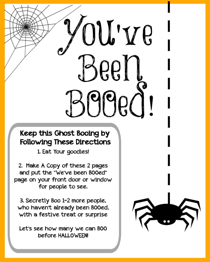 Halloween Booed Printables