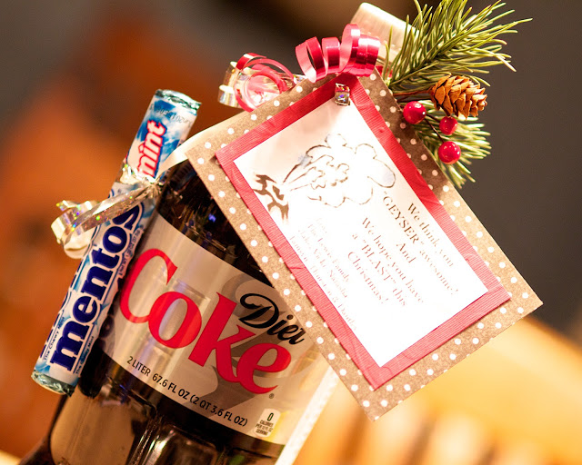 Christmas Neighbor Gifts:: Soda-Lighted You're My Neighbor