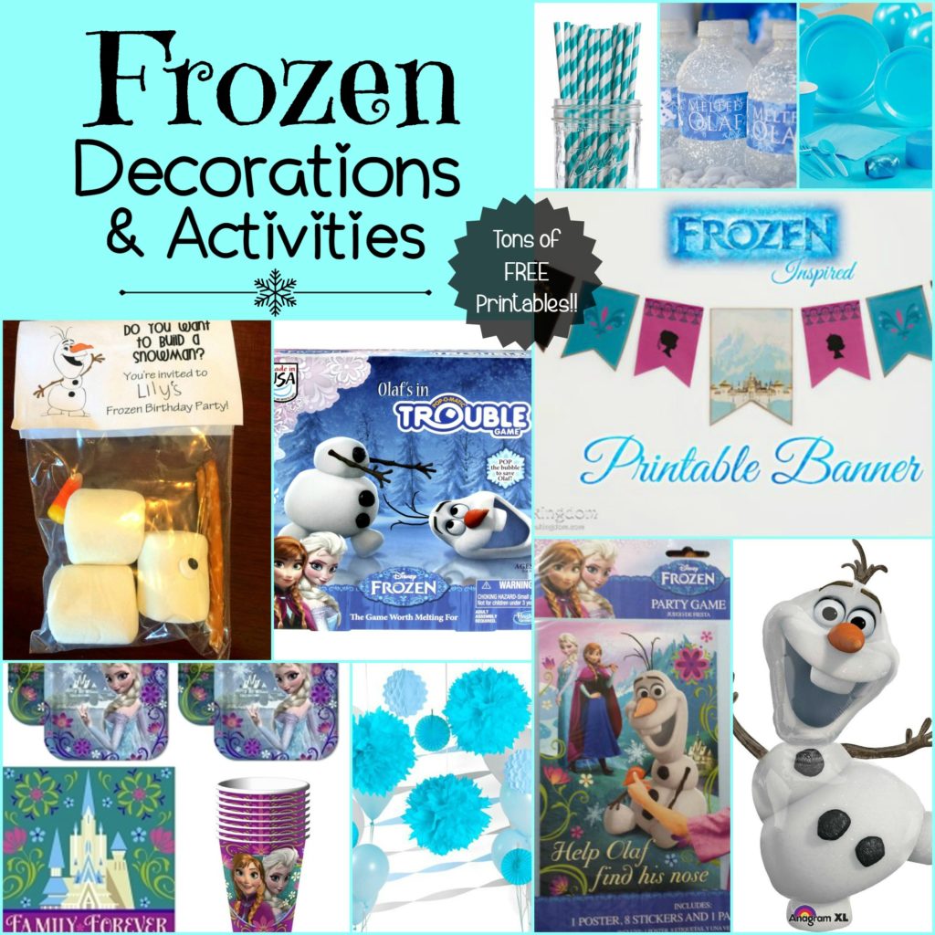 Frozen Themed Party Decorations