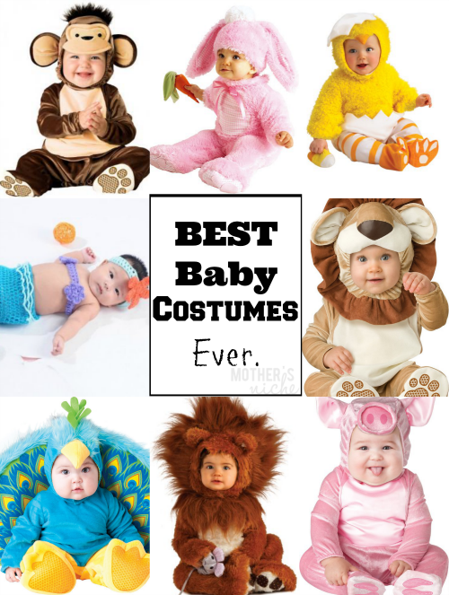 So many cute ideas for baby Halloween costumes!