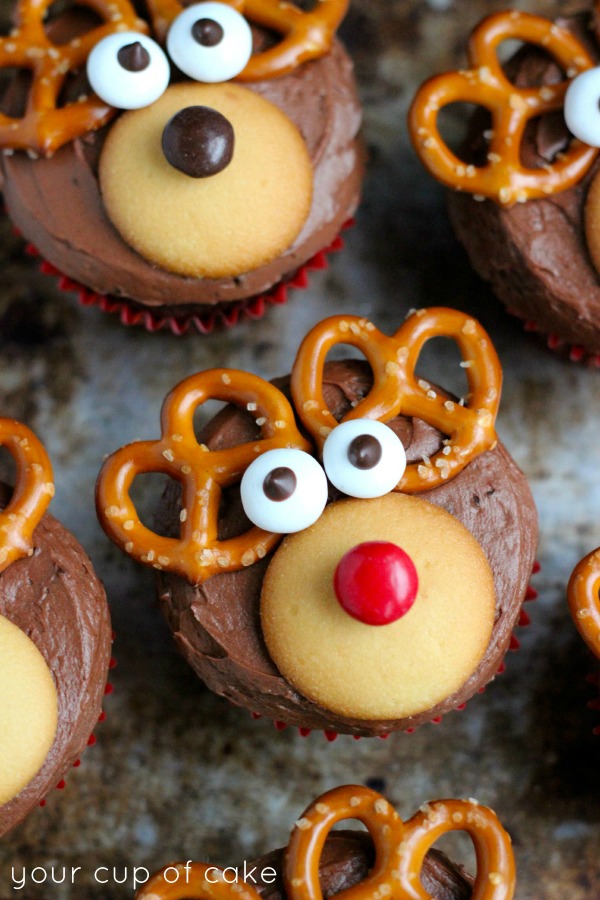 Reindeer Cupcakes by Your Cup Of Cake