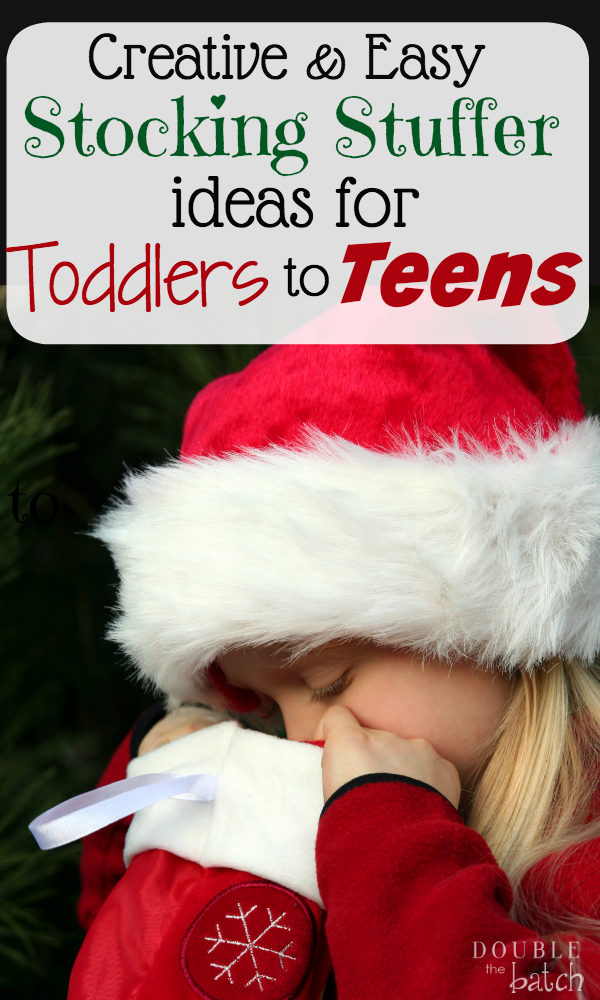 These are great ideas for a wide age range. Finally, stocking stuffer ideas for all of my kids all in one place!
