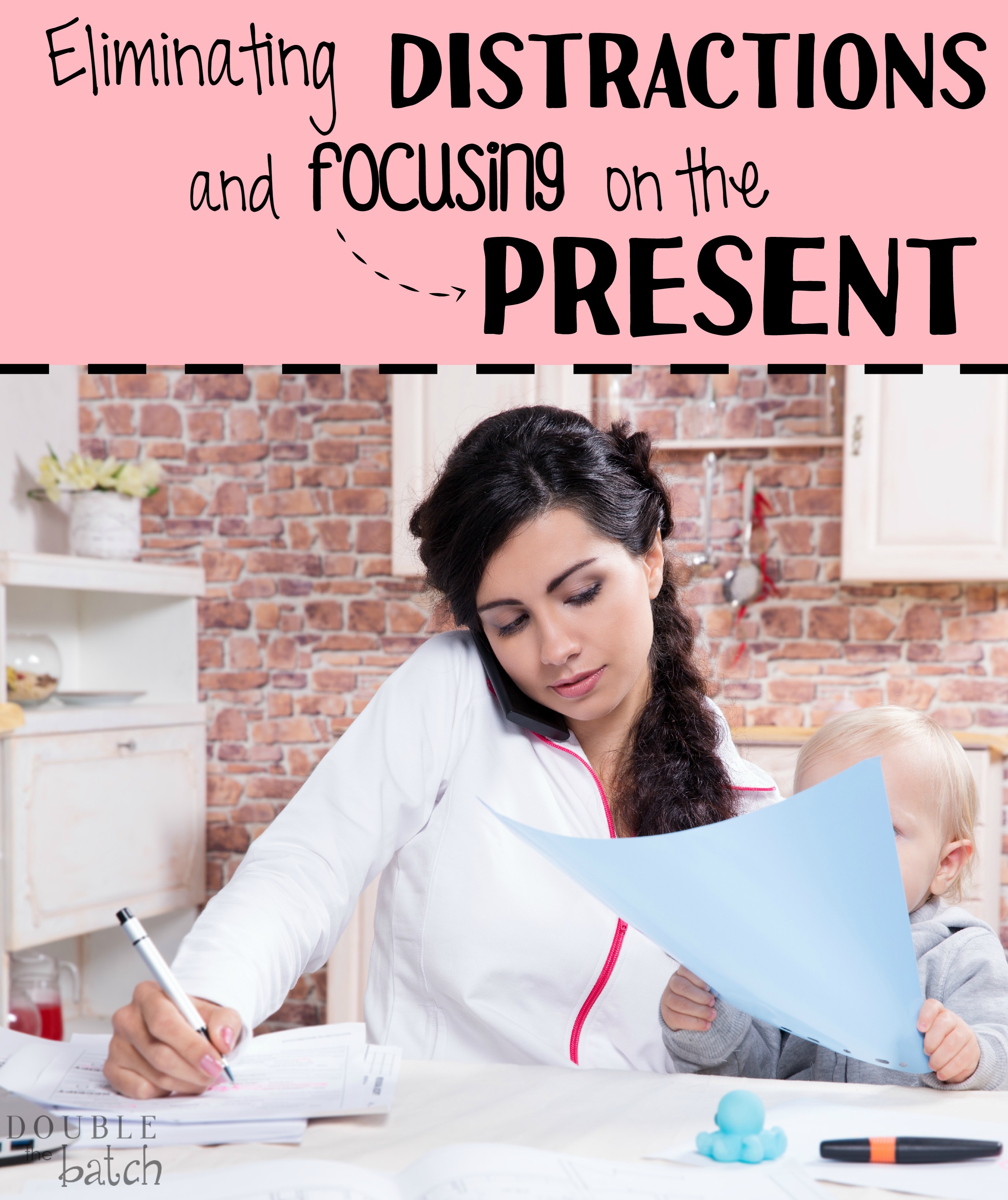 There are so many little things that clutter our attention every day. Its nice to eliminate those distractions every once in a while so we can focus on the whats going on in the present