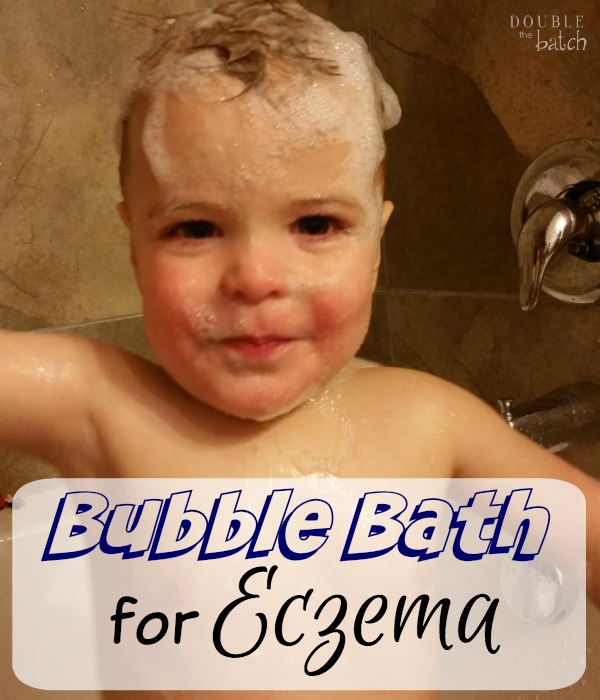 Bubble bath that won't irritate eczema! Yay!