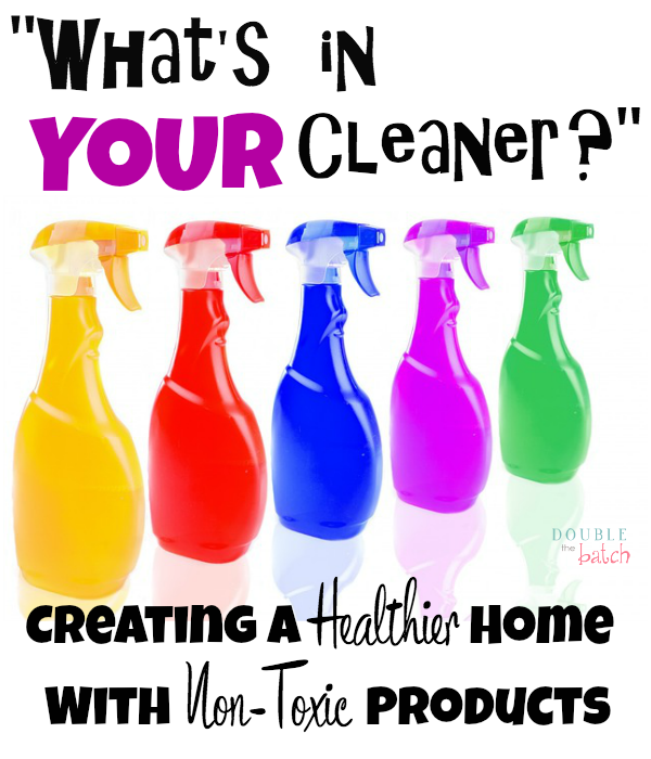 Tired of all the fumes? Wondering if the air in your house is better or worse after you clean? Discover why we switched to non toxic cleaners!