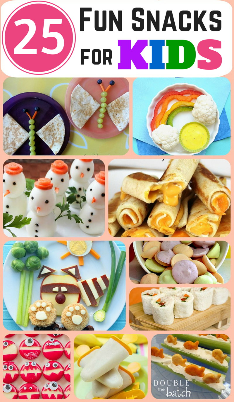 41 Easy, Fun Healthy Snack Ideas For Kids