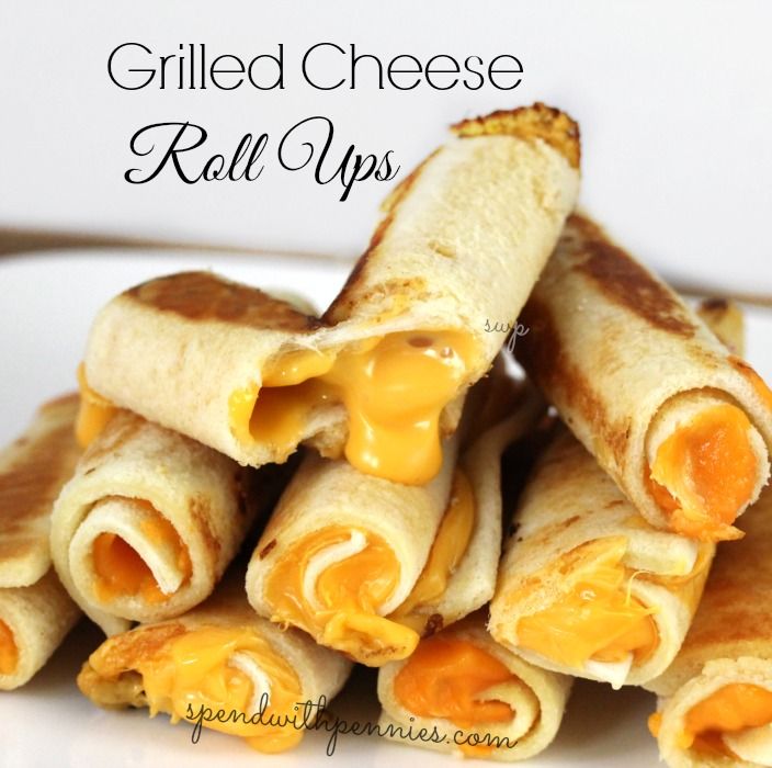 Grilled Cheese Roll ups by Spend 