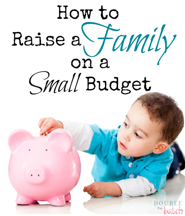 How to raise a family on a small budget...and still be amazingly happy too!