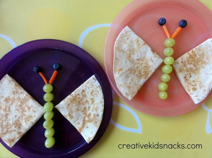 Butterfly Quesadillas by Creative Kid Snacks