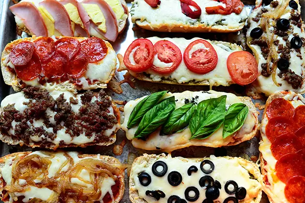 French Bread Pizzas by The Pioneer Woman