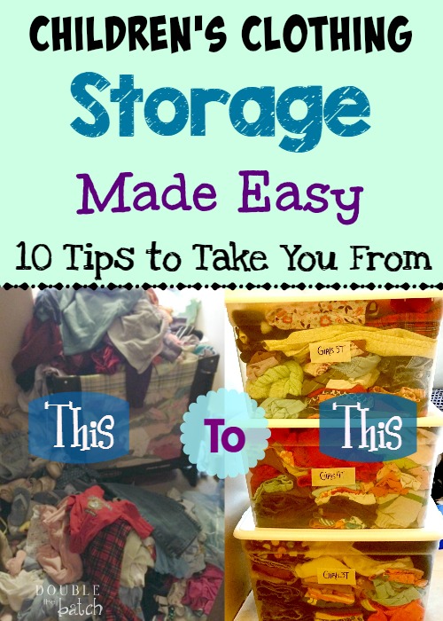 Children's Clothing Storage Made Easy - Uplifting Mayhem