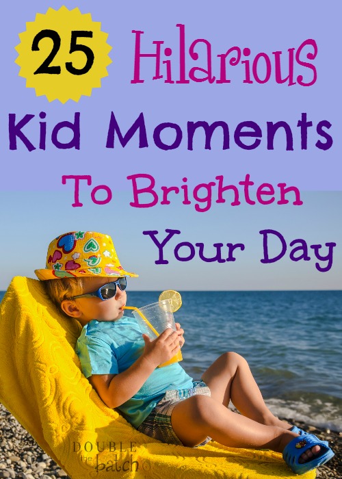 Kids say the most hilarious things- I love it!