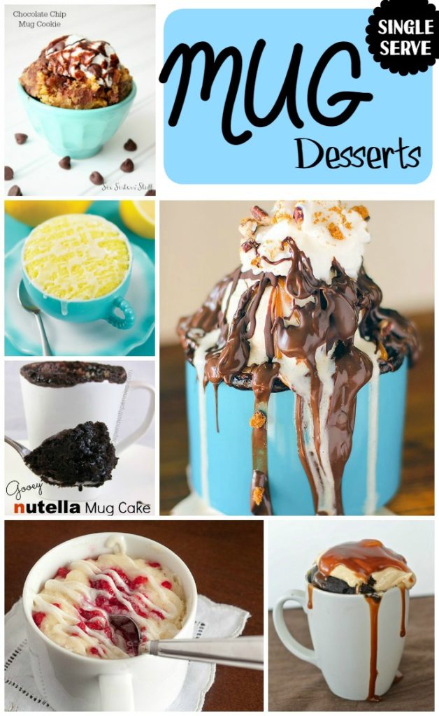 EASY single serve mug desserts!