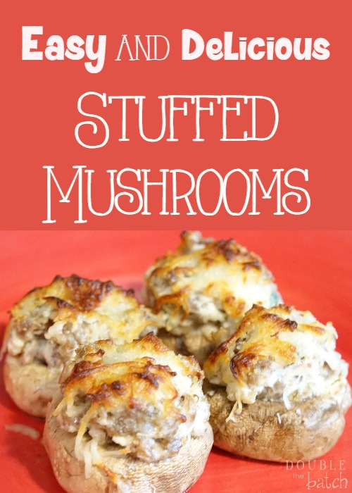 Super easy and delicious! These stuffed mushrooms are a hit at any get together!
