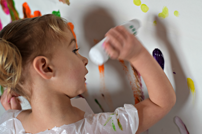 Wall Mural Art - Super fun activity for the kids