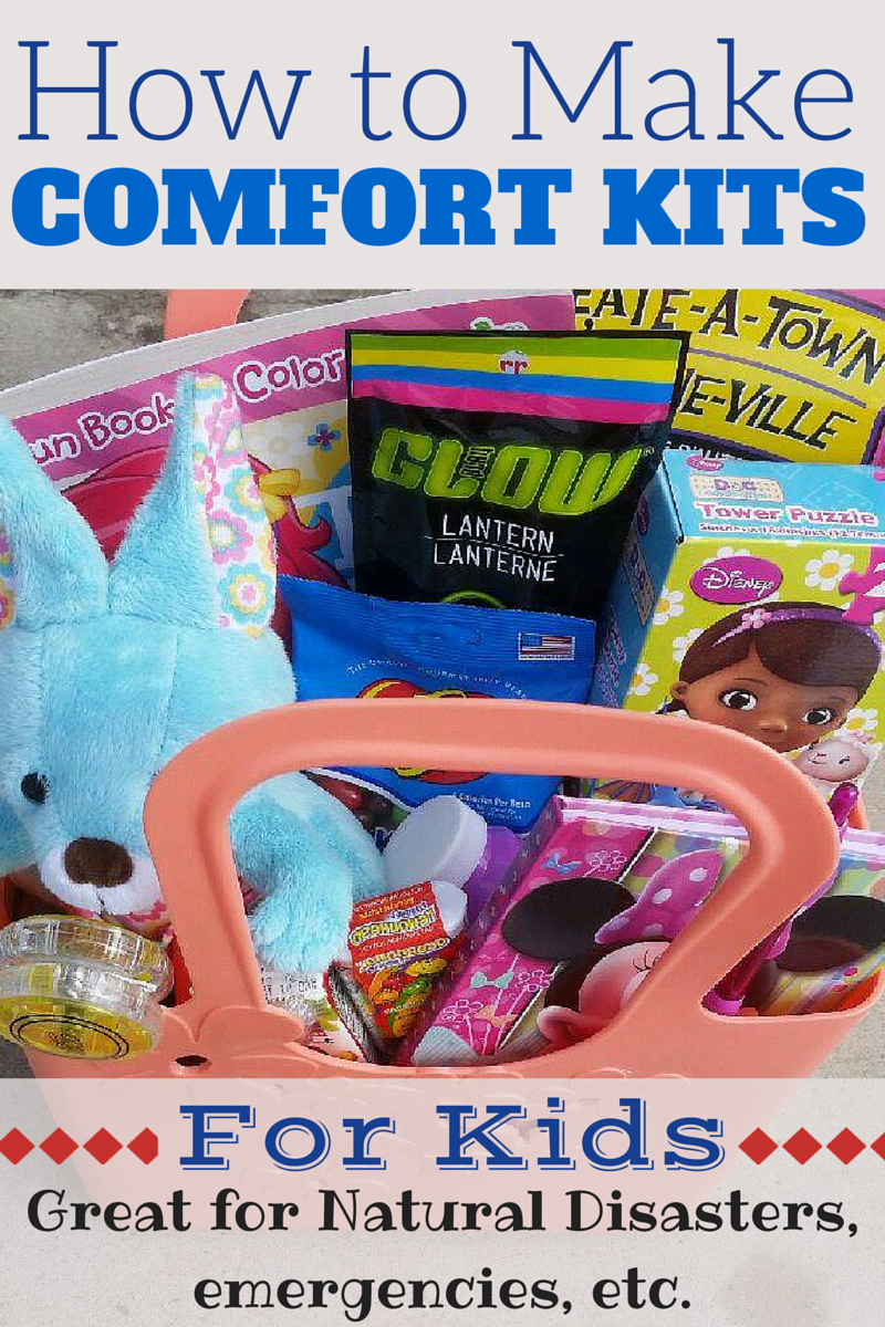 I need to include this as part of my emergency preparedness! During any time of crisis, a comfort kit for my kids could be invaluable! (Kids DIY, projects, activities)