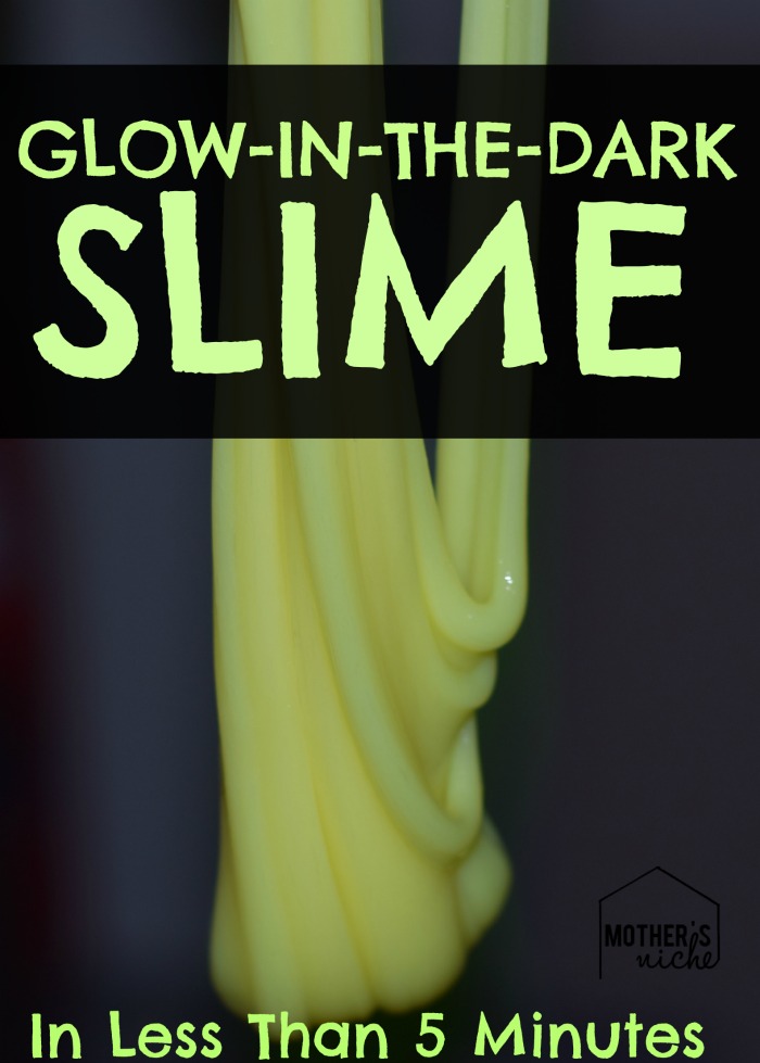 How to make glow in the dark slime in less than 2 minutes