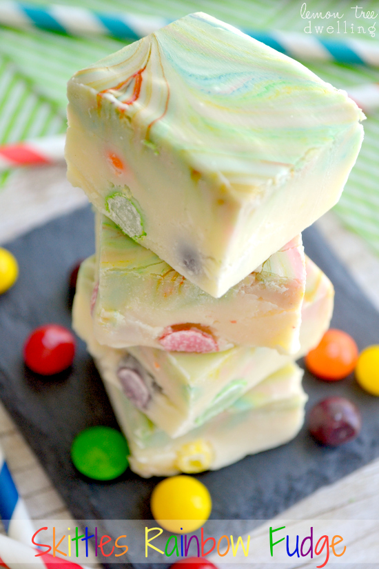 Skittles Fudge from Lemon Tree Dwelling