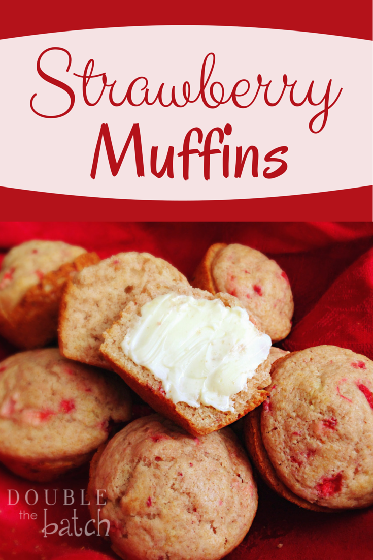 strawberry muffins