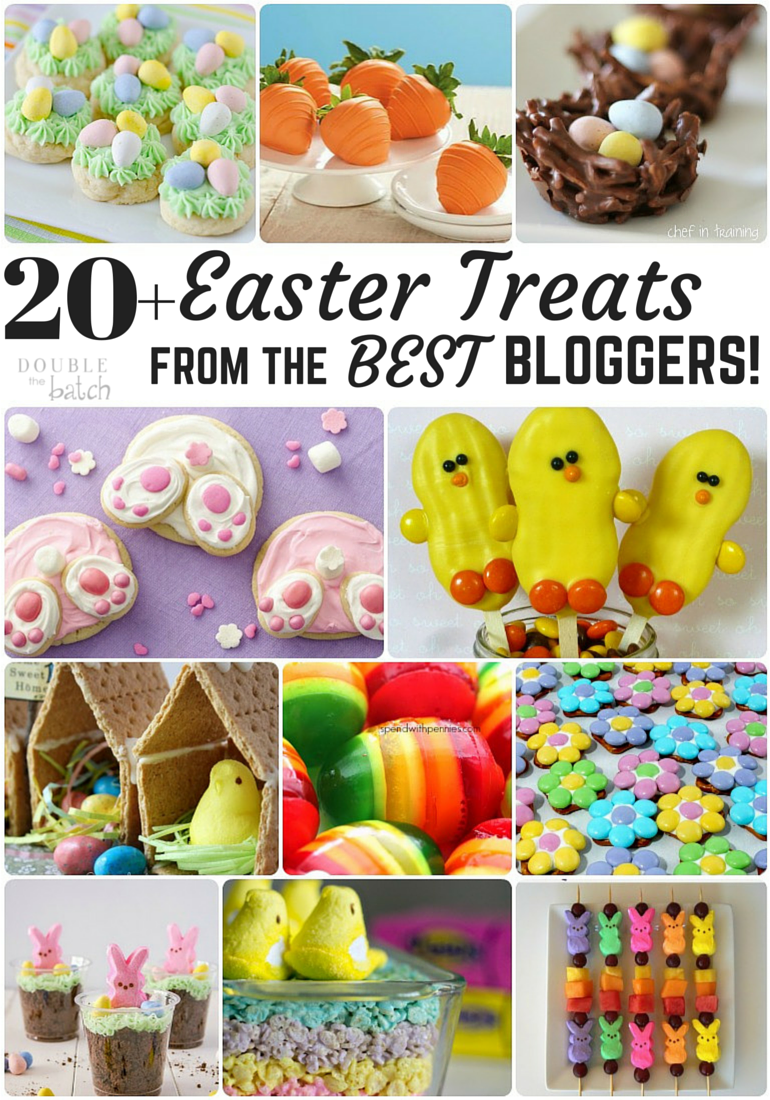 20 of the best easter treats from the best bloggers! These can't help but bring out the kid in me!