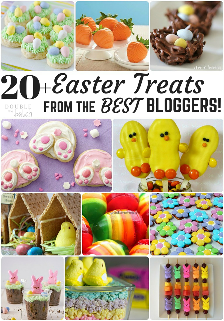 20 of the best easter treats from the best bloggers! These can't help but bring out the kid in me! 