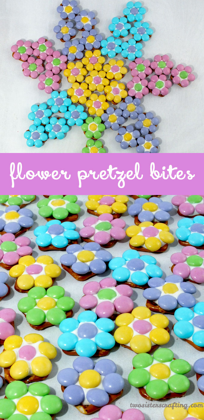 Flower Pretzel Bites from Two Sisters Crafting