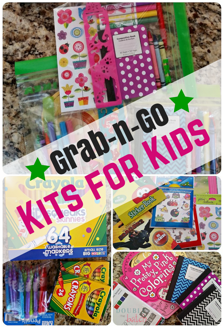 DIY Grab n Go Kits For Kids - Kids Activity Kits - Grab n Go Pouches