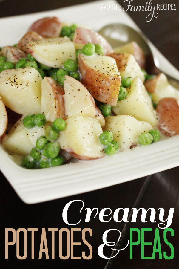 Creamy Potatoes and Peas by Favorite Family Recipes