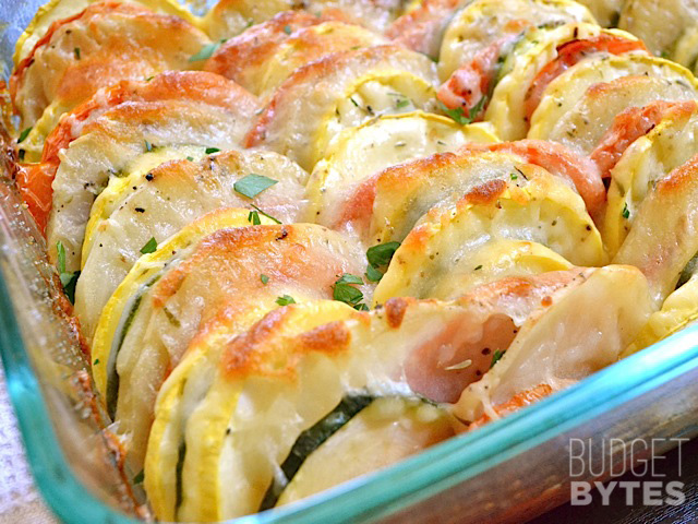 Summer Vegetable Tian by Budget Bytes