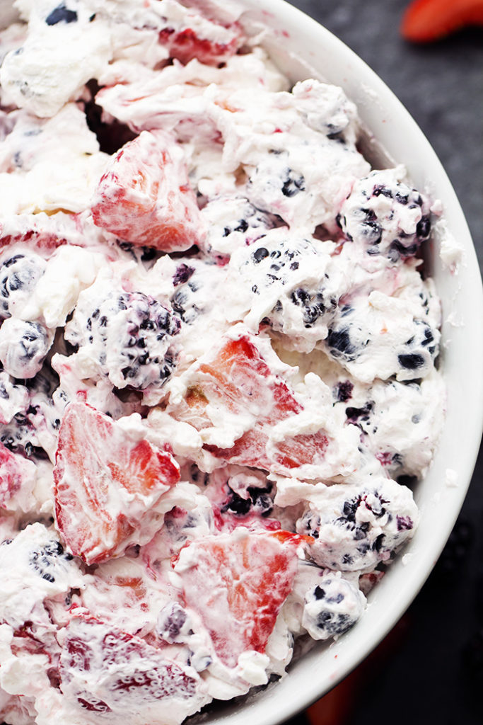 Very Berry Cheescake Salad by The Recipe Critic