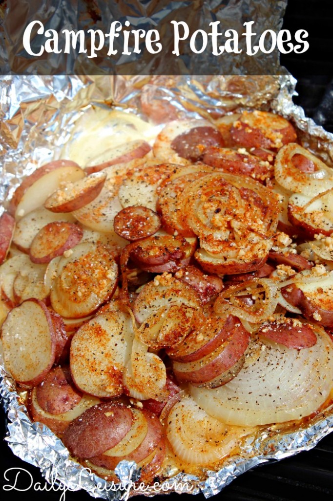 Campfire Potatoes via Daily Leisure