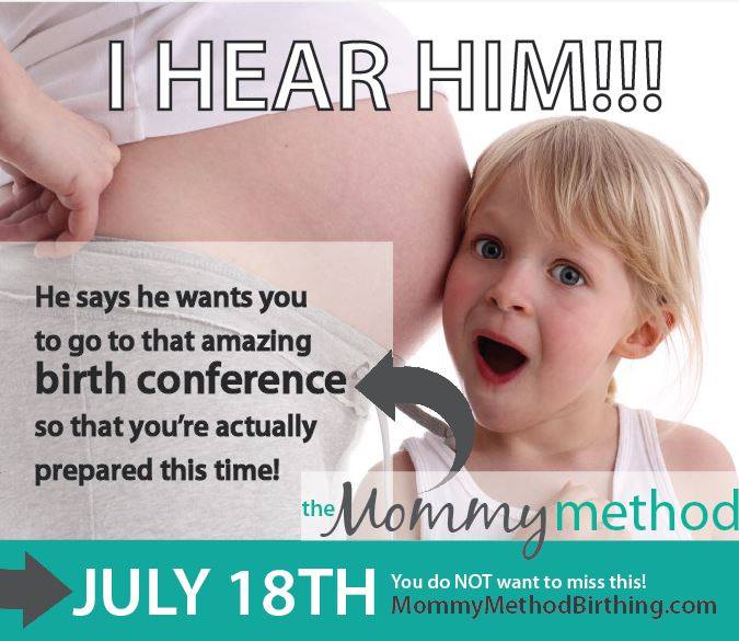 Wish I had this when I was pregnant! The Mommy Method is an all-new approach to childbirth preparation. It is a one-stop, all-day, fun-filled CONFERENCE, tailored to the needs of every birthing mother!