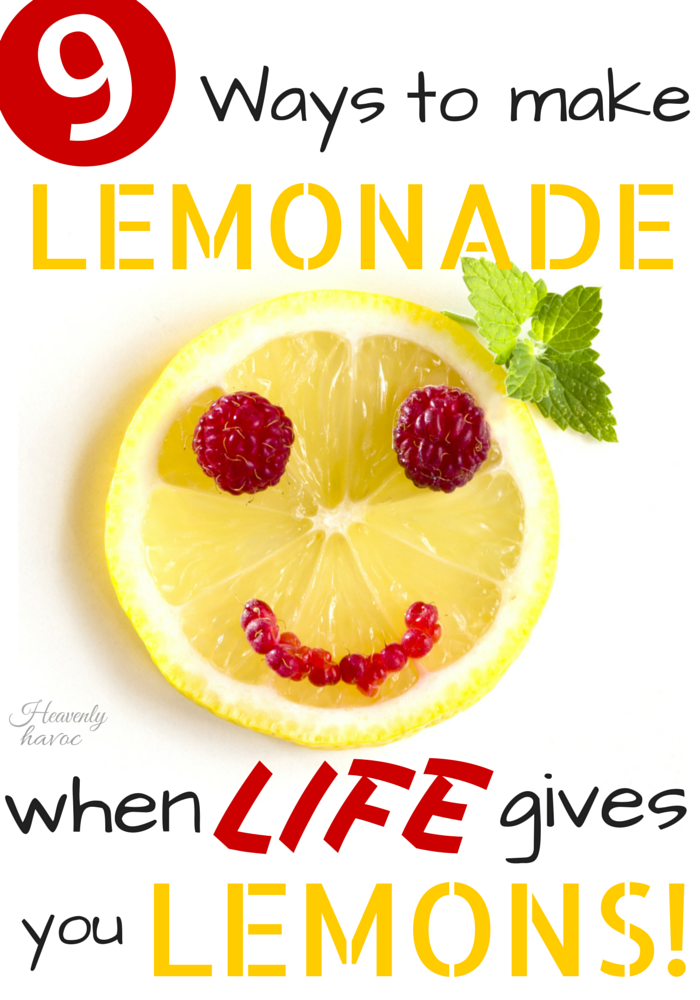 When life gives YOU lemons, what will you do?? I love this post! It reminds me of the greater things in life!