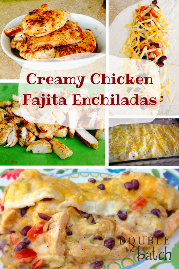 Creamy Chicken Fajita Enchiladas Uplifting Mayhem