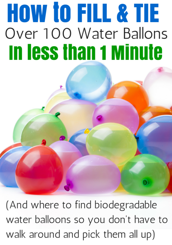How to Fill & Tie Over 100 Water Balloons in a Minute Uplifting Mayhem