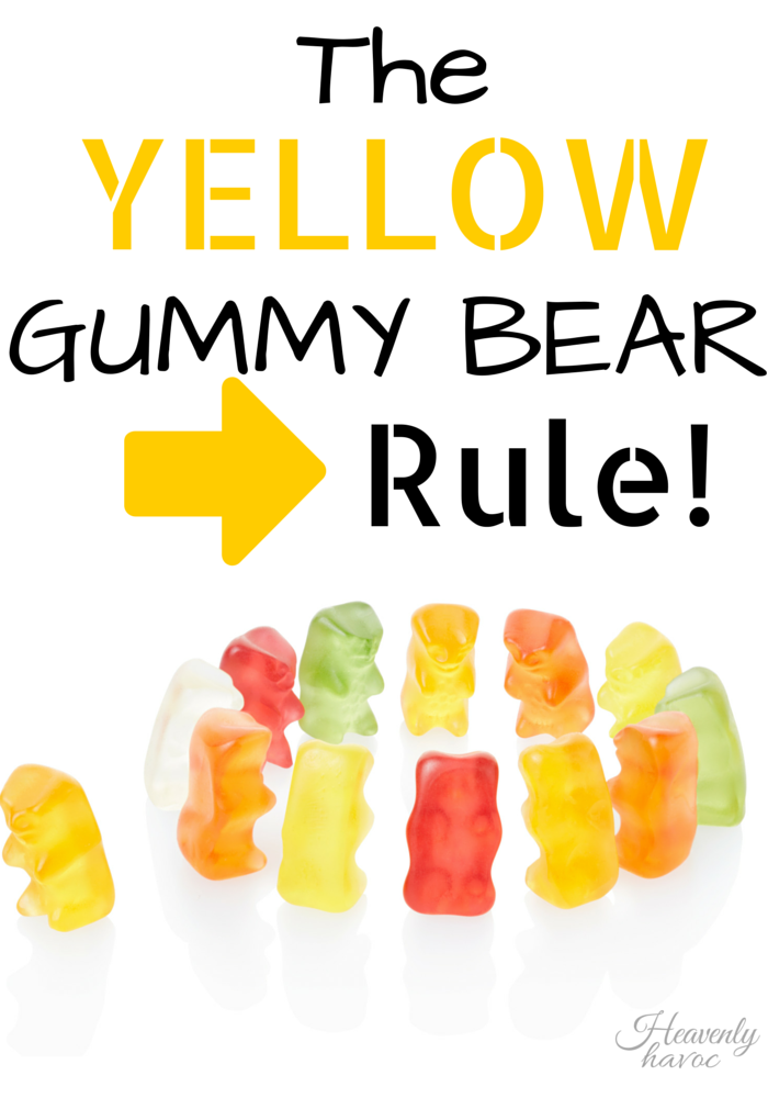 Gummy bear lesson