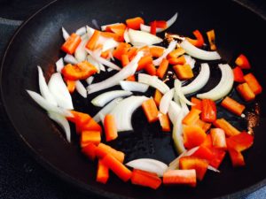 creamy chicken fajita enchiladas