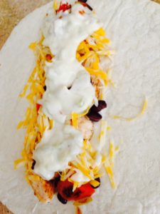 Creamy Chicken Fajita Enchiladas