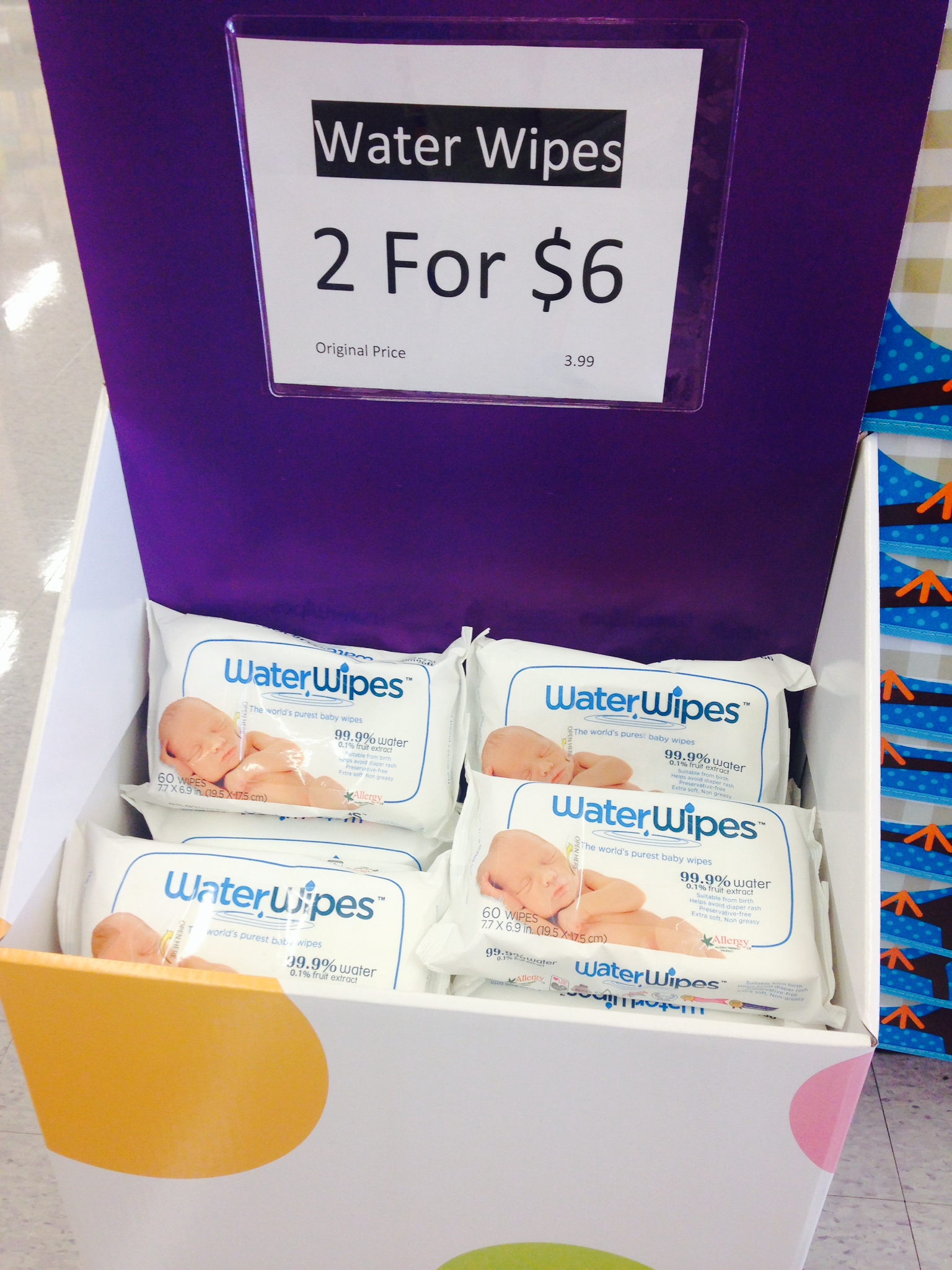 WaterWipes- finally a chemical free option for my baby's sensitive skin!