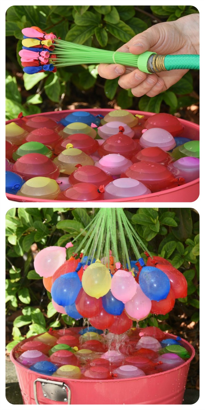 how to tie & fill over 100 water balloons in a minute! (biodegradable too)